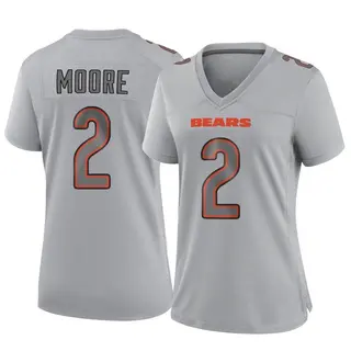 Chicago Bears Women's DJ Moore Game Atmosphere Fashion Jersey - Gray