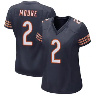 Chicago Bears Women's DJ Moore Game Team Color Jersey - Navy
