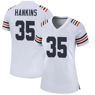 Chicago Bears Women's Deion Hankins Game Alternate Classic Jersey - White
