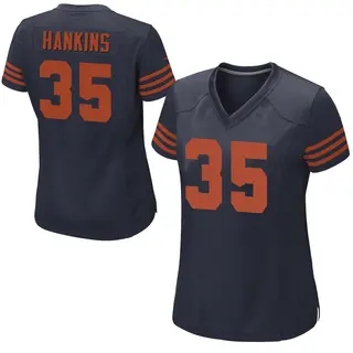 Chicago Bears Women's Deion Hankins Game Alternate Jersey - Navy Blue