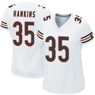 Chicago Bears Women's Deion Hankins Game Jersey - White