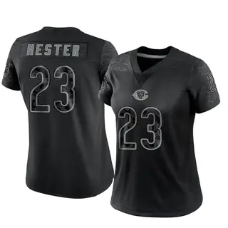 Chicago Bears Women's Devin Hester Limited Reflective Jersey - Black