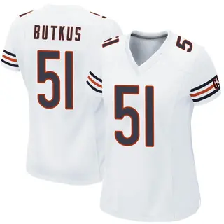 Chicago Bears Women's Dick Butkus Game Jersey - White