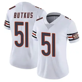 Chicago Bears Women's Dick Butkus Limited Vapor Untouchable Jersey - White