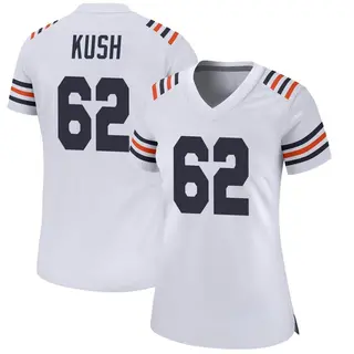 Chicago Bears Women's Eric Kush Game Alternate Classic Jersey - White