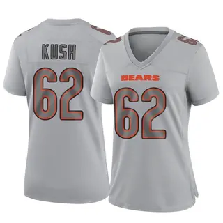 Chicago Bears Women's Eric Kush Game Atmosphere Fashion Jersey - Gray