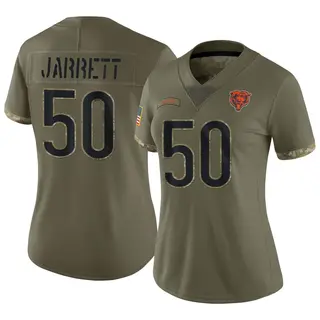 Chicago Bears Women's Grady Jarrett Limited 2022 Salute To Service Jersey - Olive