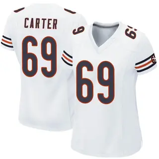 Chicago Bears Women's Ja'Tyre Carter Game Jersey - White