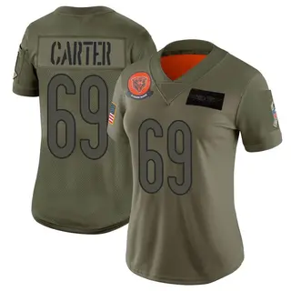 Chicago Bears Women's Ja'Tyre Carter Limited 2019 Salute to Service Jersey - Camo