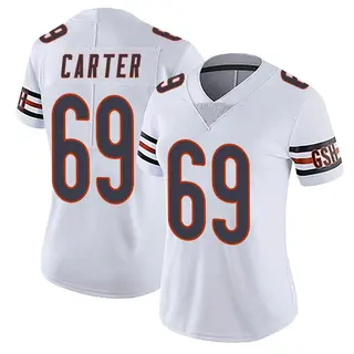 Chicago Bears Women's Ja'Tyre Carter Limited Vapor Untouchable Jersey - White