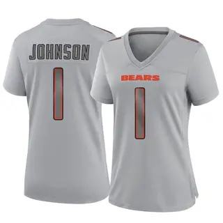 Chicago Bears Women's Jaylon Johnson Game Atmosphere Fashion Jersey - Gray
