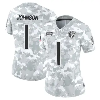Chicago Bears Women's Jaylon Johnson Limited 2024 Salute to Service Jersey - Arctic Camo