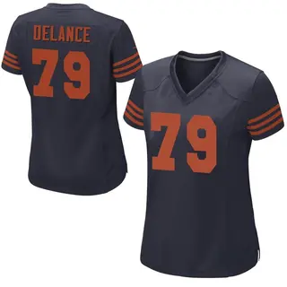 Chicago Bears Women's Jean Delance Game Alternate Jersey - Navy Blue