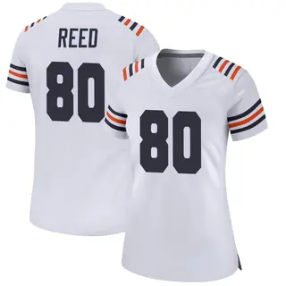Chicago Bears Women's Joe Reed Game Alternate Classic Jersey - White