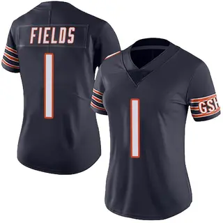 Chicago Bears Women's Justin Fields Limited Team Color Vapor Untouchable Jersey - Navy