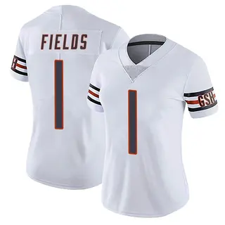 Chicago Bears Women's Justin Fields Limited Vapor Untouchable Jersey - White
