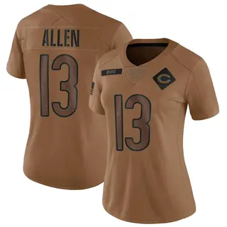 Chicago Bears Women's Keenan Allen Limited 2023 Salute To Service Jersey - Brown