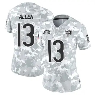 Chicago Bears Women's Keenan Allen Limited 2024 Salute to Service Jersey - Arctic Camo