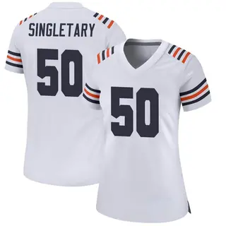Chicago Bears Women's Mike Singletary Game Alternate Classic Jersey - White