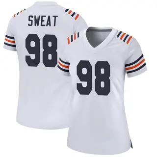 Chicago Bears Women's Montez Sweat Game Alternate Classic Jersey - White