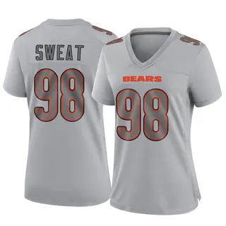 Chicago Bears Women's Montez Sweat Game Atmosphere Fashion Jersey - Gray