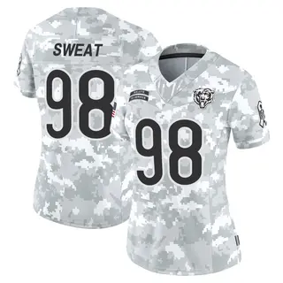 Chicago Bears Women's Montez Sweat Limited 2024 Salute to Service Jersey - Arctic Camo