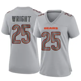 Chicago Bears Women's Nahshon Wright Game Atmosphere Fashion Jersey - Gray