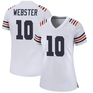 Chicago Bears Women's Nsimba Webster Game Alternate Classic Jersey - White