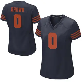 Chicago Bears Women's Reggie Brown Game Alternate Jersey - Navy Blue