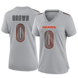 Chicago Bears Women's Reggie Brown Game Atmosphere Fashion Jersey - Gray