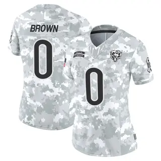 Chicago Bears Women's Reggie Brown Limited 2024 Salute to Service Jersey - Arctic Camo