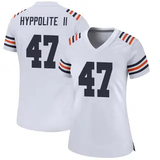 Chicago Bears Women's Ruben Hyppolite II Game Alternate Classic Jersey - White