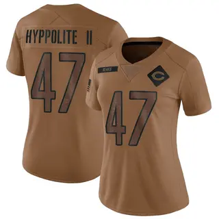 Chicago Bears Women's Ruben Hyppolite II Limited 2023 Salute To Service Jersey - Brown