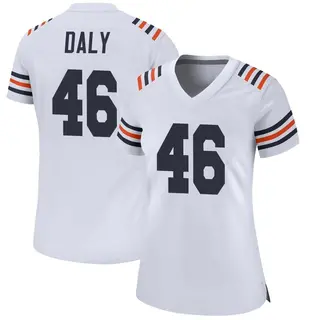 Chicago Bears Women's Scott Daly Game Alternate Classic Jersey - White