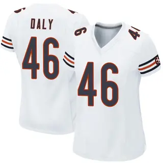 Chicago Bears Women's Scott Daly Game Jersey - White