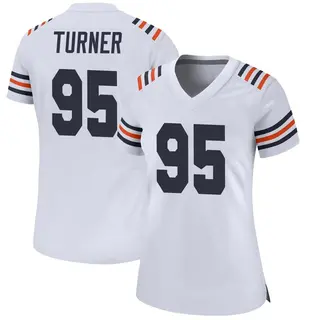 Chicago Bears Women's Shemar Turner Game Alternate Classic Jersey - White