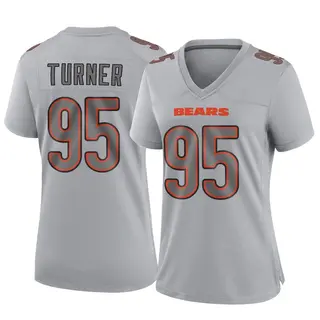 Chicago Bears Women's Shemar Turner Game Atmosphere Fashion Jersey - Gray