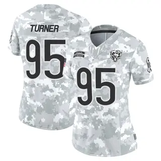 Chicago Bears Women's Shemar Turner Limited 2024 Salute to Service Jersey - Arctic Camo