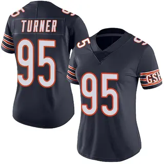 Chicago Bears Women's Shemar Turner Limited Team Color Vapor Untouchable Jersey - Navy