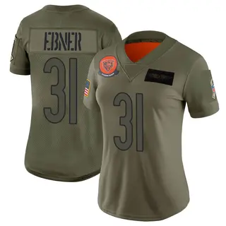Chicago Bears Women's Trestan Ebner Limited 2019 Salute to Service Jersey - Camo