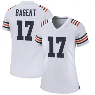 Chicago Bears Women's Tyson Bagent Game Alternate Classic Jersey - White
