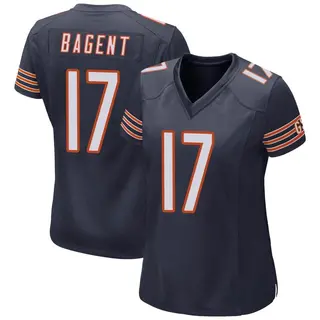 Chicago Bears Women's Tyson Bagent Game Team Color Jersey - Navy