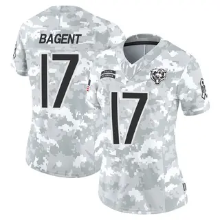Chicago Bears Women's Tyson Bagent Limited 2024 Salute to Service Jersey - Arctic Camo
