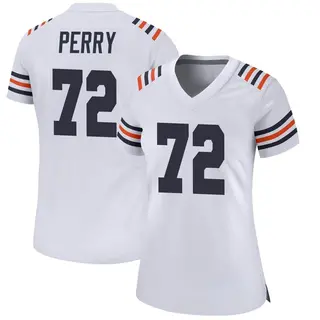 Chicago Bears Women's William Perry Game Alternate Classic Jersey - White