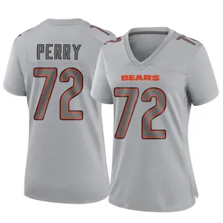 Chicago Bears Women's William Perry Game Atmosphere Fashion Jersey - Gray