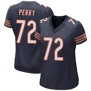 Chicago Bears Women's William Perry Game Team Color Jersey - Navy