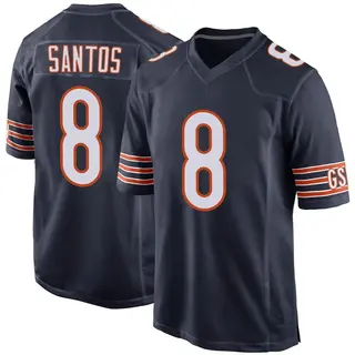 Chicago Bears Youth Cairo Santos Game Team Color Jersey - Navy