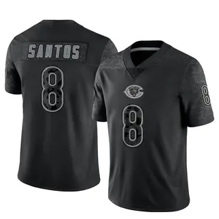 Chicago Bears Youth Cairo Santos Limited Reflective Jersey - Black