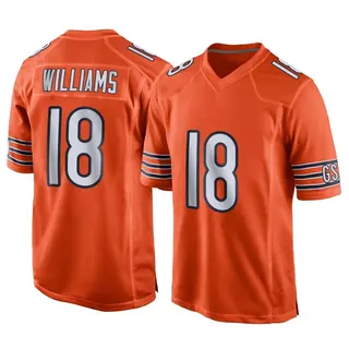 Chicago Bears Youth Caleb Williams Game Alternate Jersey - Orange