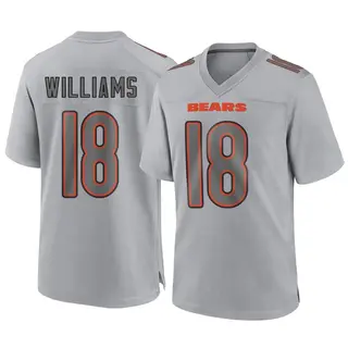 Chicago Bears Youth Caleb Williams Game Atmosphere Fashion Jersey - Gray